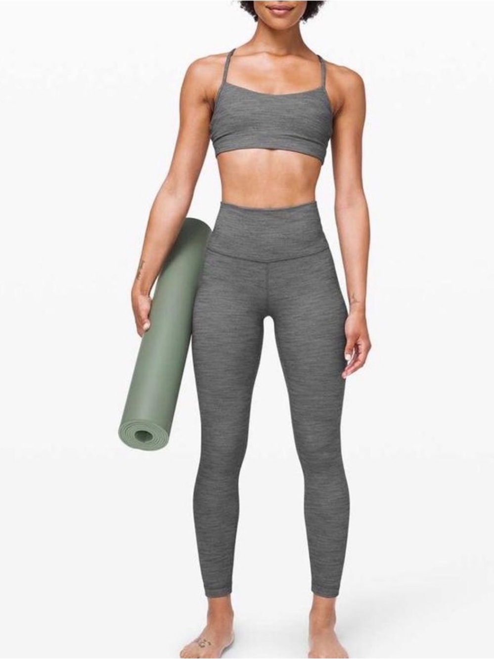 lululemon athletica Charcoal Gray High-Rise Leggings